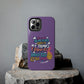 Funda para teléfono "Yo vivo en propio espacio y tiempo" - Lila