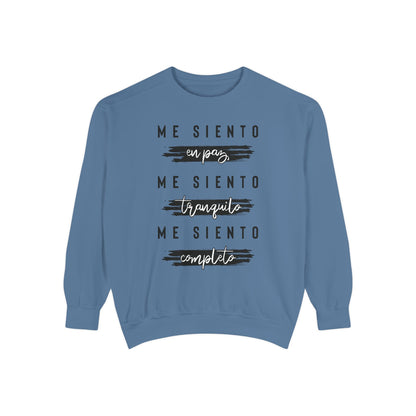 Sudadera Unisex "Me siento en paz"