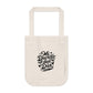 Organic Canvas Tote Bag "Mi decreto del día" - Celes Manifestación