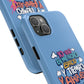 Funda para teléfono "Yo vivo en propio espacio y tiempo" - Celeste