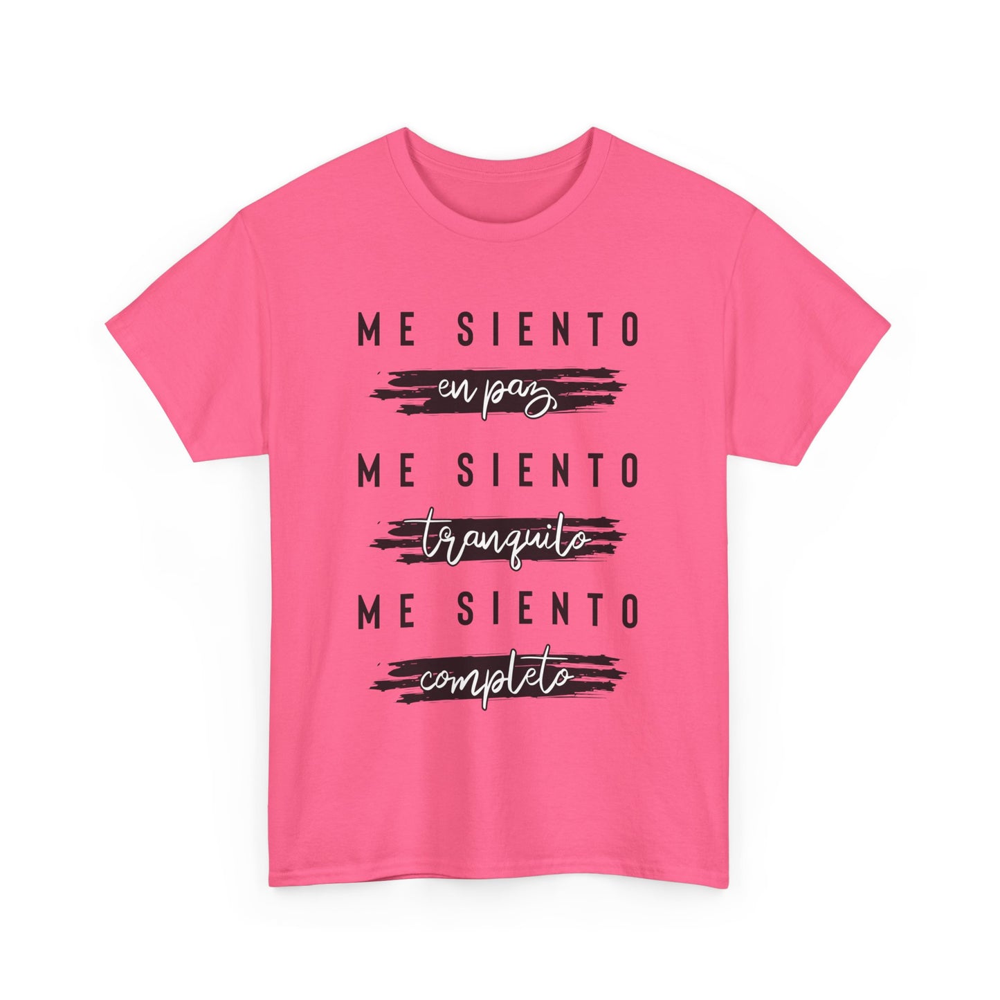 Playera Unisex "Me siento en paz"