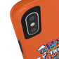 Funda para teléfono "Yo vivo en propio espacio y tiempo" - Naranja