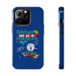 Funda para teléfono "Todo lo que veo en mi imaginación" - Azul
