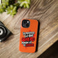 Funda para teléfono "Yo manifiesto lo que quiero" - Naranja