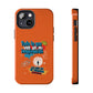 Funda para teléfono "Todo lo que veo en mi imaginación" - Naranja
