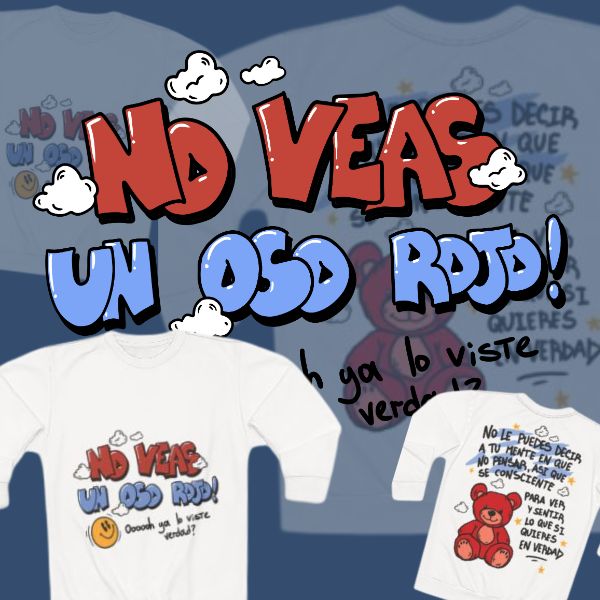 Sudadera Unisex "No veas un oso rojo"